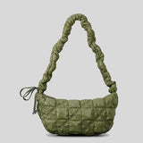 將圖片載入圖庫檢視器 Adjustable Strap Pleated Puffer Bag Crossbody Bag-Showtown