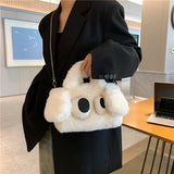 Carica l&#39;immagine nel visualizzatore di Gallery, Animals Shape Cute Faux Fur Crossbody Bag -Showtown