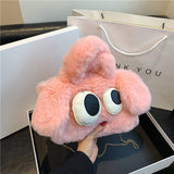 Laden Sie das Bild in den Galerie-Viewer, Animals Shape Cute Faux Fur Crossbody Bag -Showtown