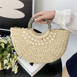 Load image into Gallery viewer, Best Large Raffia Woven Straw Beach Bag-Showtown