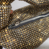 將圖片載入圖庫檢視器 Bling Rhinestone Knot Clutch Bag-Showtown