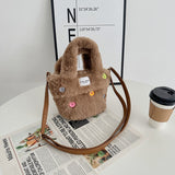 Load image into Gallery viewer, Colorful Cute Mini Fake Fur Hand Bag-Showtown