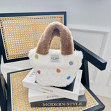 Laden Sie das Bild in den Galerie-Viewer, Colorful Cute Mini Fake Fur Hand Bag-Showtown