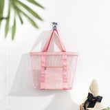 Laden Sie das Bild in den Galerie-Viewer, Colorful PVC Net Tote Beach Bag-Showtown