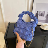 Load image into Gallery viewer, Colorful Square Bubble Puffer Bag-Showtown