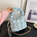 Load image into Gallery viewer, Colorful Square Bubble Puffer Bag-Showtown