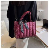 Load image into Gallery viewer, Custom Large Puffer Bag Quilted Bag-Showtown