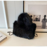 Laden Sie das Bild in den Galerie-Viewer, Cute Women Handbags Fluffy Tote Bag-Showtown