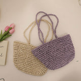 Carica l&#39;immagine nel visualizzatore di Gallery, Designer Straw Shoulder Bag For Summer-Showtown