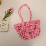 Laden Sie das Bild in den Galerie-Viewer, Designer Straw Shoulder Bag For Summer-Showtown