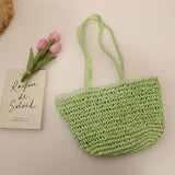 Laden Sie das Bild in den Galerie-Viewer, Designer Straw Shoulder Bag For Summer-Showtown