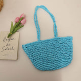 Laden Sie das Bild in den Galerie-Viewer, Designer Straw Shoulder Bag For Summer-Showtown