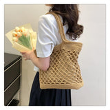 Load image into Gallery viewer, Designer Woven Straw Tote Beach Bag-Showtown