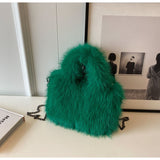 Laden Sie das Bild in den Galerie-Viewer, Eco Friendly Faux Fur Tote Bags-Showtown