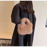 將圖片載入圖庫檢視器 Eco Friendly Faux Fur Tote Bags-Showtown