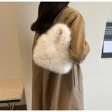 Load image into Gallery viewer, Eco Friendly Faux Fur Tote Bags-Showtown