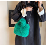 Laden Sie das Bild in den Galerie-Viewer, Eco Friendly Faux Fur Tote Bags-Showtown