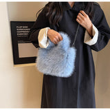 이미지를 갤러리 뷰어에 로드 , Eco Friendly Faux Fur Tote Bags-Showtown