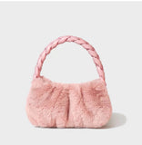 Laden Sie das Bild in den Galerie-Viewer, Fashion Ladies Plush Fur Cloud Tote Bag-Showtown