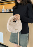 이미지를 갤러리 뷰어에 로드 , Fashion Winter Furry Faux Fur Sling Bag-Showtown