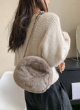 이미지를 갤러리 뷰어에 로드 , Fashion Winter Furry Faux Fur Sling Bag-Showtown