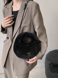 Laden Sie das Bild in den Galerie-Viewer, Fashion Winter Furry Faux Fur Sling Bag-Showtown