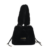 Load image into Gallery viewer, Fur Puffy Women&#39;S Drawstring Bucket Bags-Showtown