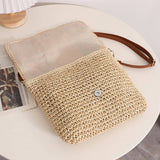 將圖片載入圖庫檢視器 Granny Cross Body Straw Bag-Showtown