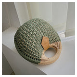 Load image into Gallery viewer, Green Woven Straw Clutch Purse -Showtown