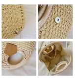 Cargar imagen en el visor de la galería, Green Woven Straw Clutch Purse -Showtown