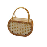Load image into Gallery viewer, Hollow Vintage Bamboo Rattan Basket Bag-Showtown