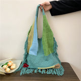 Load image into Gallery viewer, Large Capacity Aesthetic Crochet Shoulder Hand Bag-Showtown