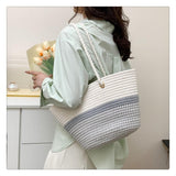 Load image into Gallery viewer, Large Capacity Straw Woven Beach Tote Bag -Showtown