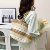 Load image into Gallery viewer, Large Oversized Straw Woven Tote Beach Bag-Showtown