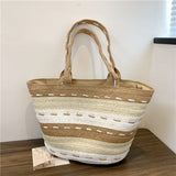 Load image into Gallery viewer, Large Oversized Straw Woven Tote Beach Bag-Showtown