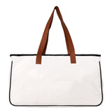 Load image into Gallery viewer, Letter Print Cotton and Linen Canvas Bag Beach Bag-Showtown