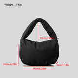 Carica l&#39;immagine nel visualizzatore di Gallery, Nylon Small Underarm Puffer Bag-Showtown