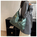 Load image into Gallery viewer, Oversized Lightweight Quilted Tote Bag Puffer-Showtown