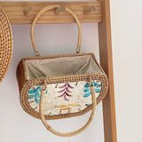 이미지를 갤러리 뷰어에 로드 , Shell Straw Rattan Handbags -Showtown