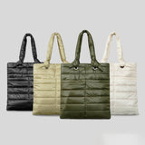 Load image into Gallery viewer, Simple Quilted Puffy Puffer Tote Bags-Showtown