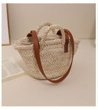 Load image into Gallery viewer, Straw Beach Bag -Showtown