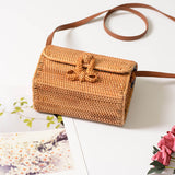 Load image into Gallery viewer, Summer Women&#39;S Rattan Bag Purses With Leather Strap-Showtown