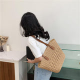 Load image into Gallery viewer, Vintage Women&#39;S Woven Straw Handbags-Showtown