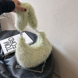 Laden Sie das Bild in den Galerie-Viewer, Winter Fox Fur Crossbody Bags For Women-Showtown