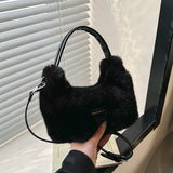 Load image into Gallery viewer, Winter Lovely Fluffy Fur Fashion Bag-Showtown