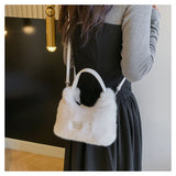 Load image into Gallery viewer, Winter Lovely Fluffy Fur Fashion Bag-Showtown
