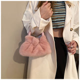 画像をギャラリービューアに読み込む, Winter Women Faux Fur Crossbody Bag-Showtown