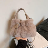 Load image into Gallery viewer, Winter Women Faux Fur Crossbody Bag-Showtown