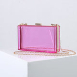 Load image into Gallery viewer, Women Evening Box Clear Acrylic Clutch Bag ,Acrylic Purse-Showtown