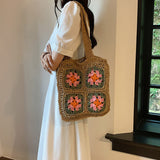 画像をギャラリービューアに読み込む, Womens Straw Beach Shoulder Bags Purse-Showtown